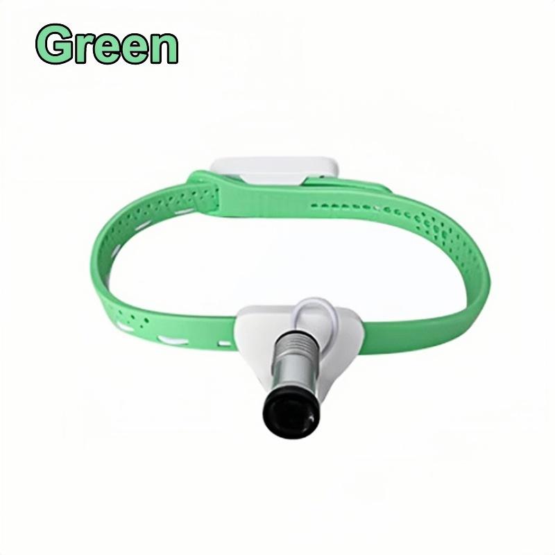 Dental Portable Headlight Wireless Ultra-light LED High-brightness Dental Medical Headlight Dental Lab Tool Surgical Instrument GREEN PL