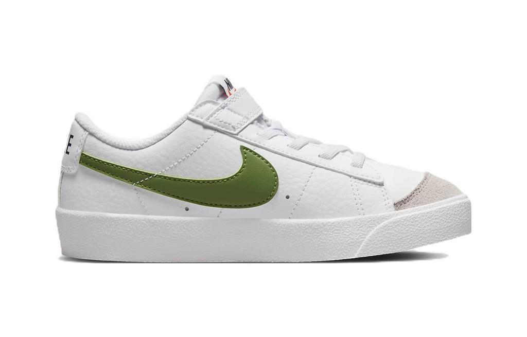 Nike Blazer 77 Casual Low Top Kids' Skateboarding Shoes White Blue Children Aged 3 7 Years Old DA4075-109