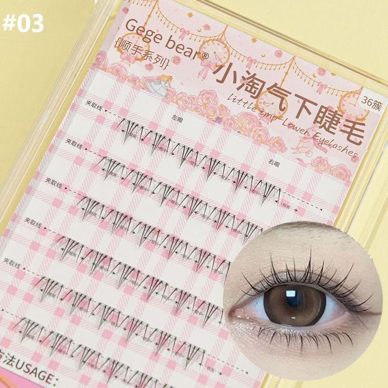 Gege Bear - Lower Eyelashes- 6 Types