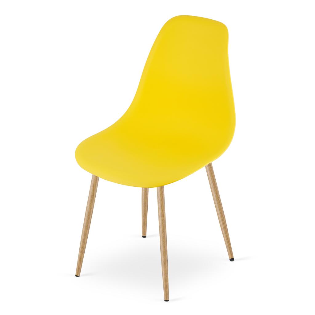 Wat Chair Yellow / Natural Legs X 3