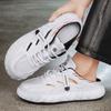 Fashion Fashion Trend Casual Thick Soled Half Draggers for Men 2025 Summer Mesh Hollow Breathable Versatile Comfortable Chunky Slippers