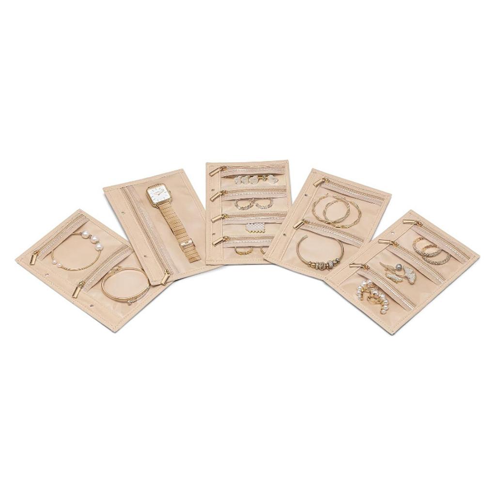 Sturdy Jewelry Organizer With Multi Compartments For Necklaces Rings Earrings Storage And Travel Protection