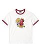 QT8 GARMENTS Lb Love Ringer Tee (Burgundy)
