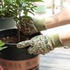 Gartenhandschuhe mit Blumenmuster, durchstichfeste Schutzhandschuhe, wasserdichte Anti-Rutsch-Handschuhe, Geschenk für Frauen, Hobbygärtner