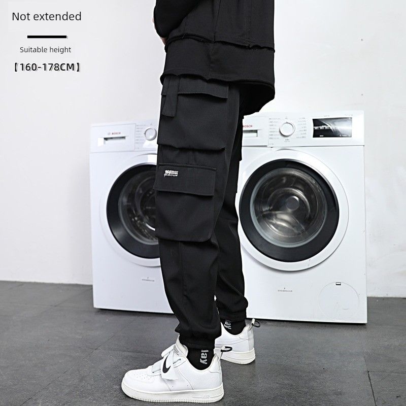 Men's Cargo Pants, Autumn Style, Jogger Pants, Student Extended Version, Tall Men's Autumn Casual Loose Slim-Fit Pants