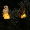 1/2Pcs Solar Owl Light with Stake Weather-resistant Waterproof Outdoor Garden Yard Pathway Patio Yard Lawn Solar Bird LED Decoration Lamp