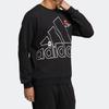 adidas Sweatshirts Men's Black Crew Neck Moderate HP1431