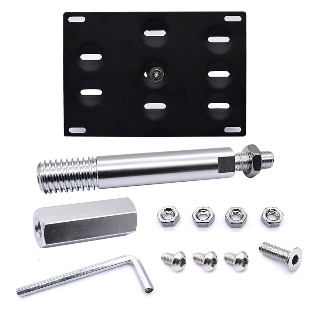 For BMW 4-Series 2025 2025 2025 2025 Car Bumper Tow Hook License Plate Mount Bracket Stainless Steel No Drill Car Accessories