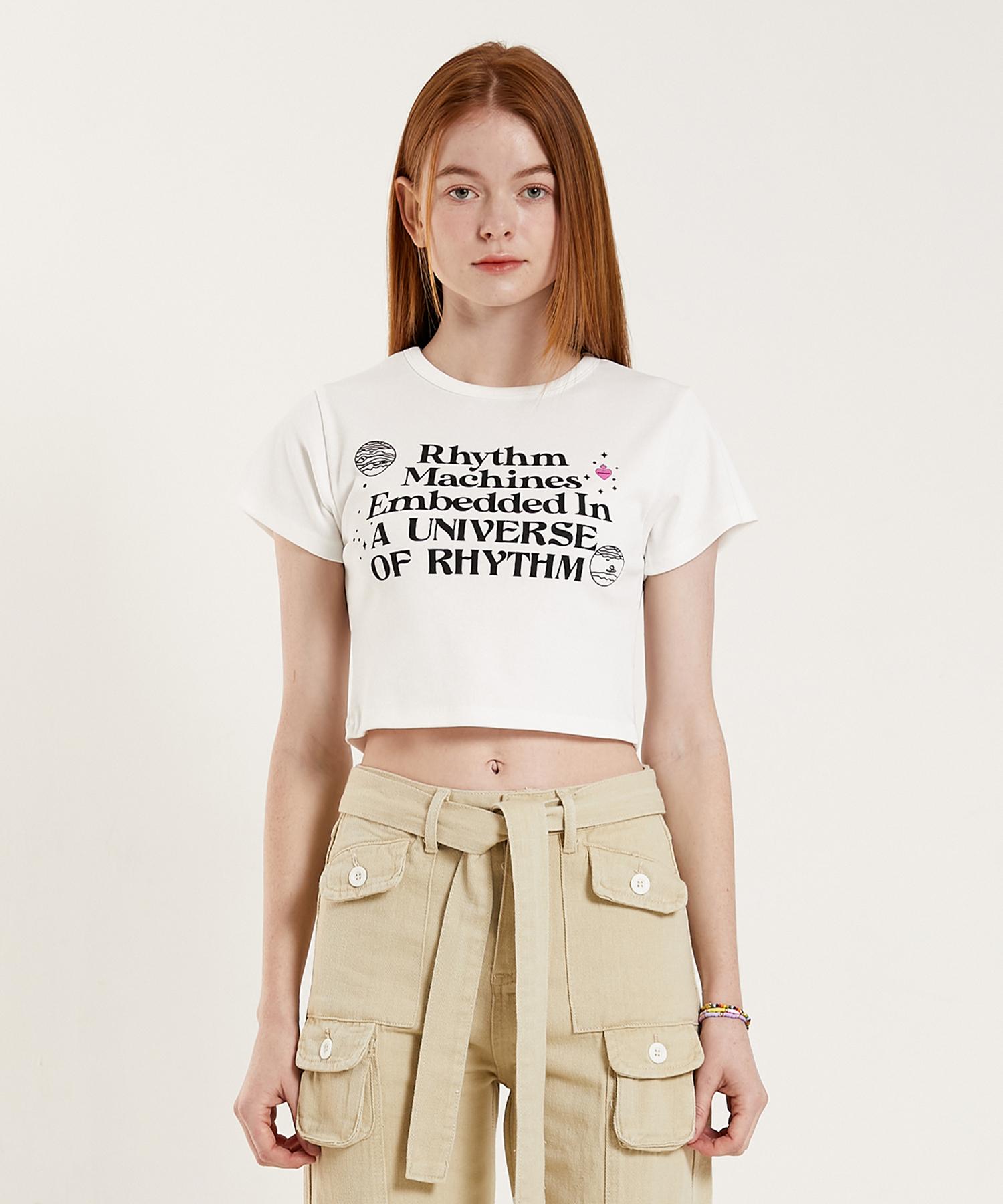Pink Pineapple Rhythm T.Shirt_White White/Free