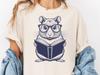 Funny Gerbil Reading Shirt, Bookish Rodent TShirt, Nerdy Gerbil Tee for Readers, Introvert Pet Lover Shirt, Gerbil Owner Gift Tee
