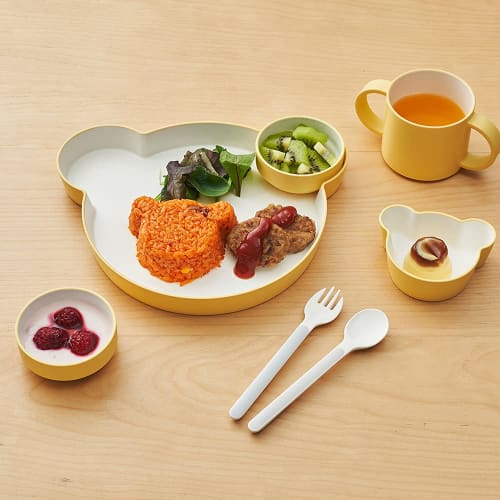 tak KIDS DISH Bowl, Standard SS, JTN-0123-GY (Gray)