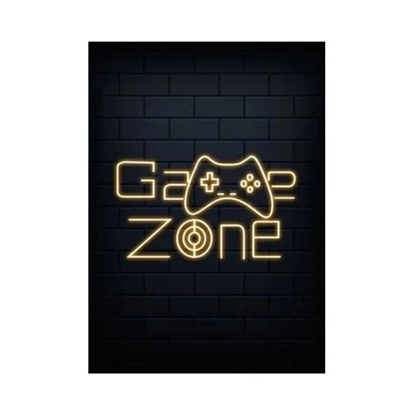 Nordic Cats And Gaming Neon Art Posters and Prints Canvas Painting Wall Pictures for Boys Game Room Wall Decor Home Decor
