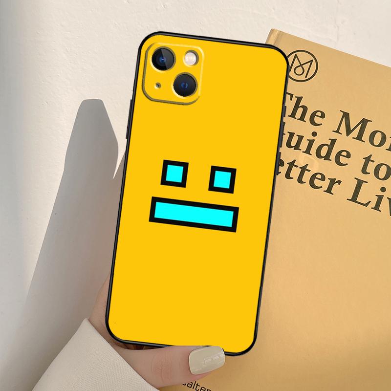 Zadní kryt Geometry Dash pro iPhone 13 12 Mini 11 14 Pro Max 6S 8 7 Plus SE 2022 2020 X XS Max XR
