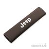 2Pcs Leather Car Seat Belt Shoulder Pad Safety Strap Cover For Jeep Grand Cherokee Wrangler JK Gladiator Compass Renegade Recon AMU1