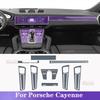 Per Porsche Cayenne 2018- Interni auto Schermo LCD Console centrale Pellicola protettiva vernice TPU trasparente Adesivo antigraffio
