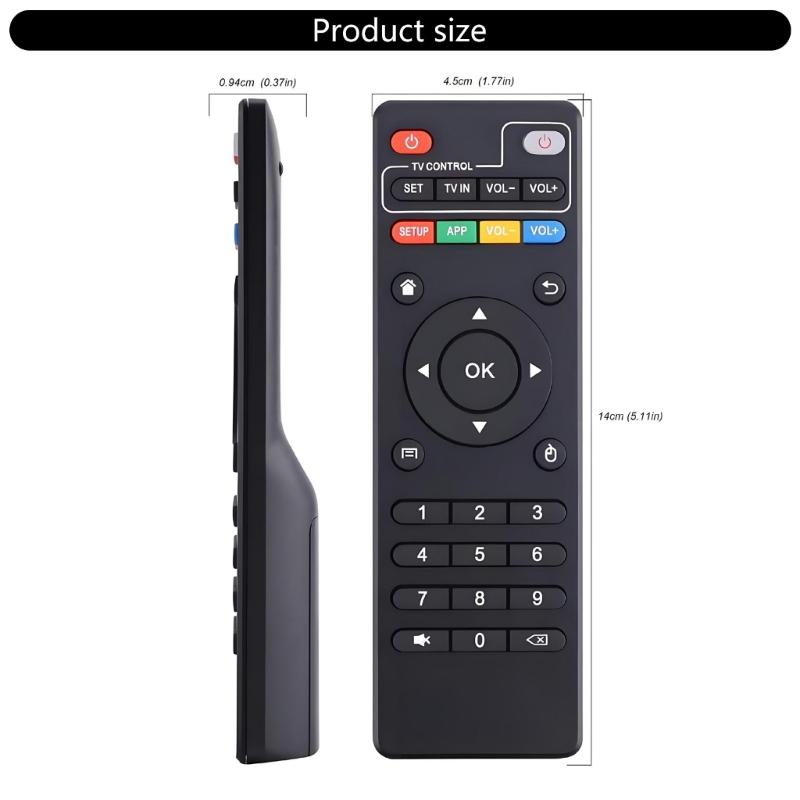Replacement Remote Control For AndroidOS Long Scale Learning Feature Supports Multiple TV Cartons