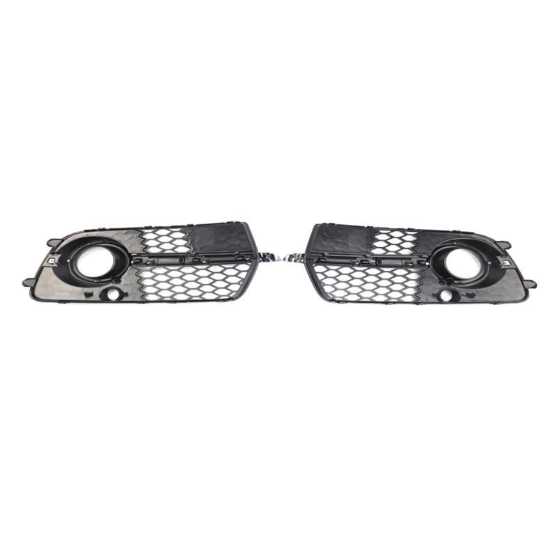 Professional Front Bumper Fog Light Grill Grille Cover Trim Car Spare Part Compact-size Suitable for Q5 S-Line 13-16