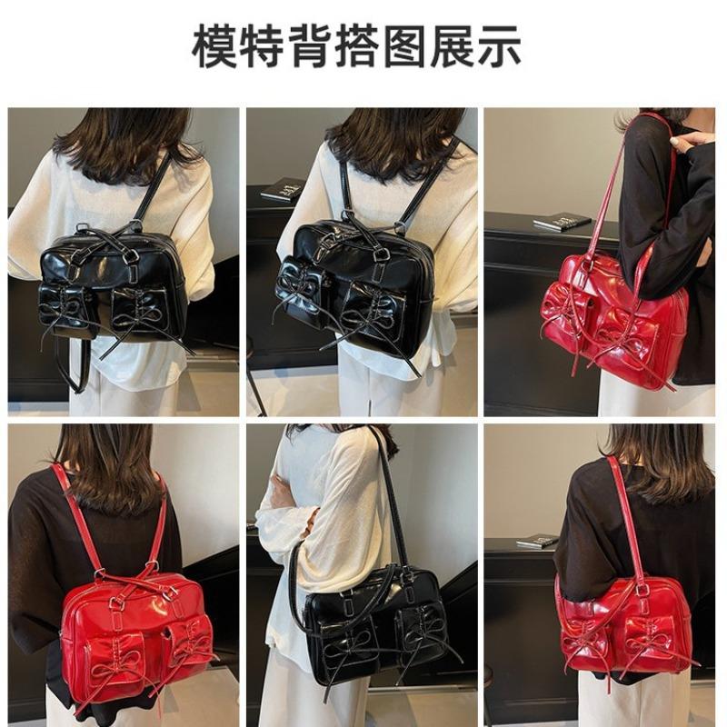New Niche High-end Shoulder Bag Ballet Bow Autumn Women's Bag Fashion Messenger Backpack