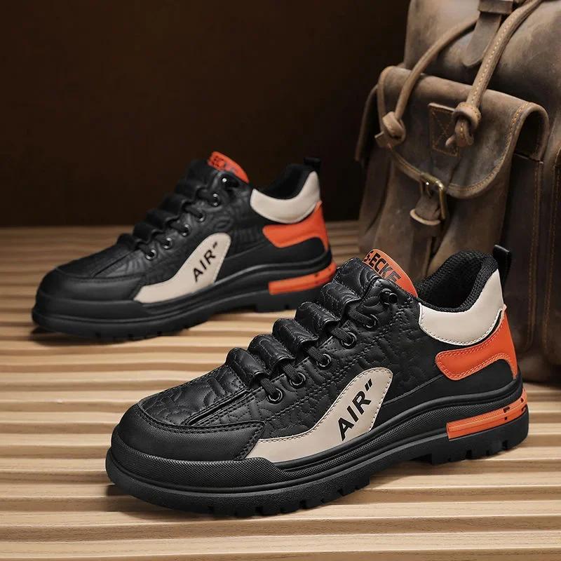 Fashion Spring and Autumn New Style Men's Shoes Spring and Summer Sports Board Shoes Running Lightweight Casual Shoes