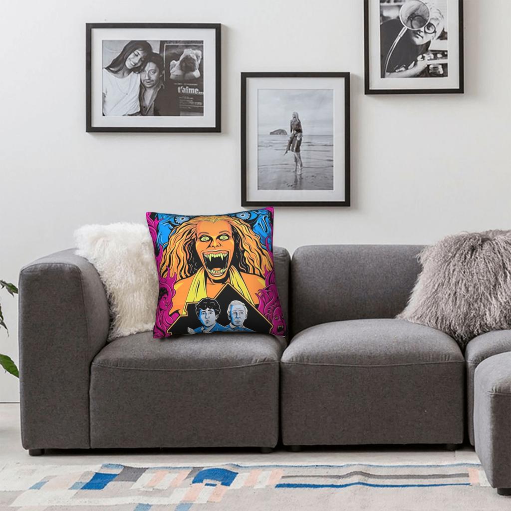 Pillow Case Horror Film Frighteds Nights Soft Pillow Cover For Couch Sofa Bedroom Cute Funny Pillowcases
