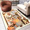 TaleSpin theme pattern design Rug Floor Mat for Living Room or Bedroom Soft and Comfortable Carpet a Gift for Birthday and Holiday.