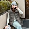 Winter Down Cotton Vest Stand Collar Versatile Vest Loose Foreign Casual Vest Vest Vest