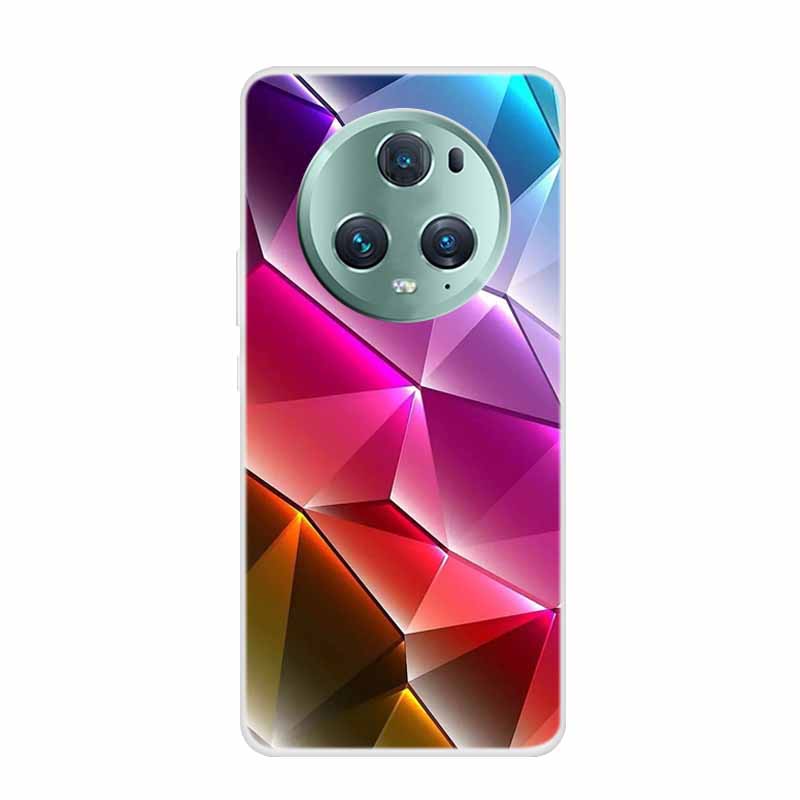 For Honor Magic 5 Pro 5G Case Wolf Lion Soft Silicone TPU Clear Covers for Honor Magic5 Lite Phone Cases Magic5 Lite 5G Fundas