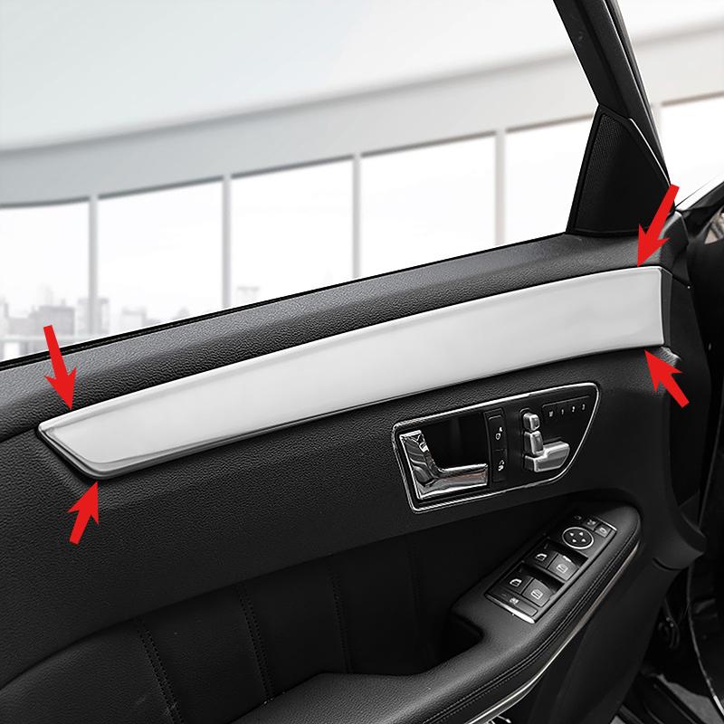 Edelstahl Türdekorationsleisten für Mercedes Benz E-Klasse W212 2010-2015 Auto Styling Innenzubehör
