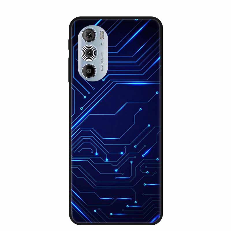 For Motorola Moto Edge Plus 2022 Case Soft Silicone TPU Back Cover Case For Motorola Edge+ 5G UW 2022 Funda Wolf Cartoon Coque