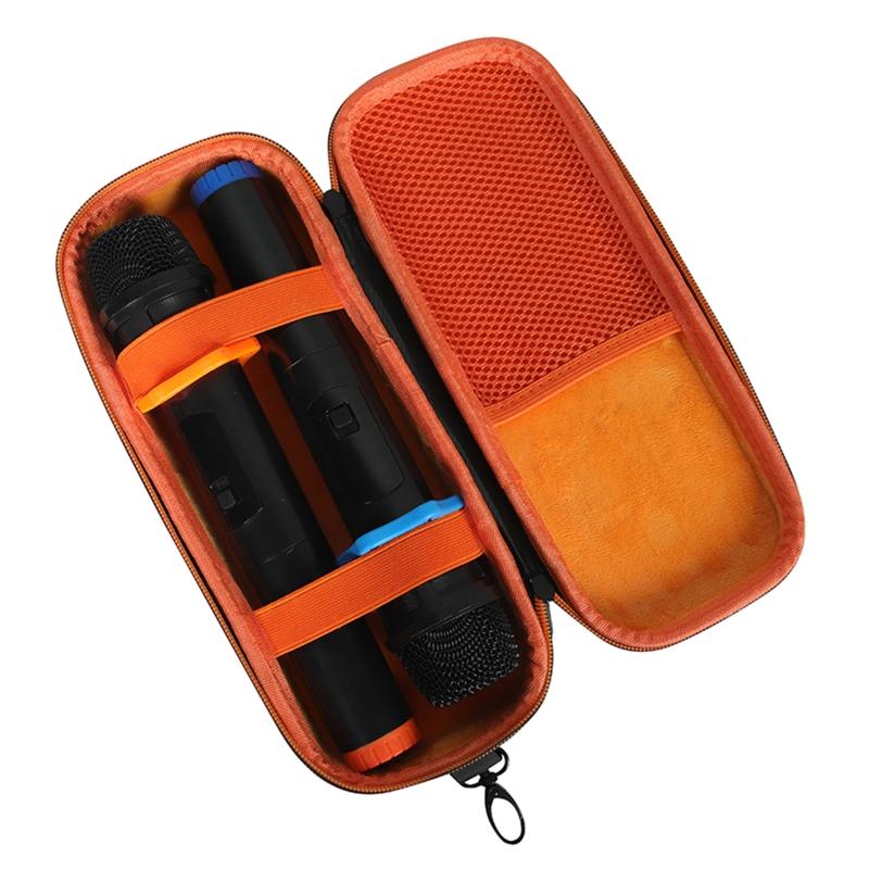 Shockproof & Durable EVA Hard for Shell Lightweight Storage for Case Microphone Storage Box EVA Construction Audio Holde