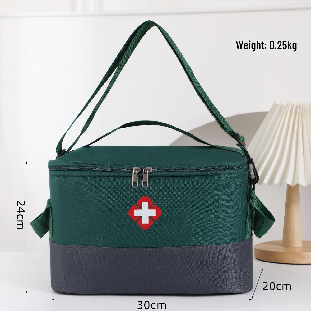Large Capacity Portable Medicine Storage Bag - Home & Travel Emergency Kit