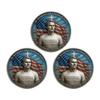 1/2/3/4/5/6Pcs Freedom Liberty Challenge Coin American Flag Keepsake Coin Collectible Souvenir Memorial Badge Veterans