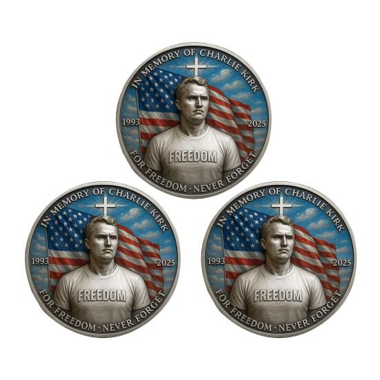 1/2/3/4/5/6Pcs Freedom Liberty Challenge Coin American Flag Keepsake Coin Collectible Souvenir Memorial Badge Veterans