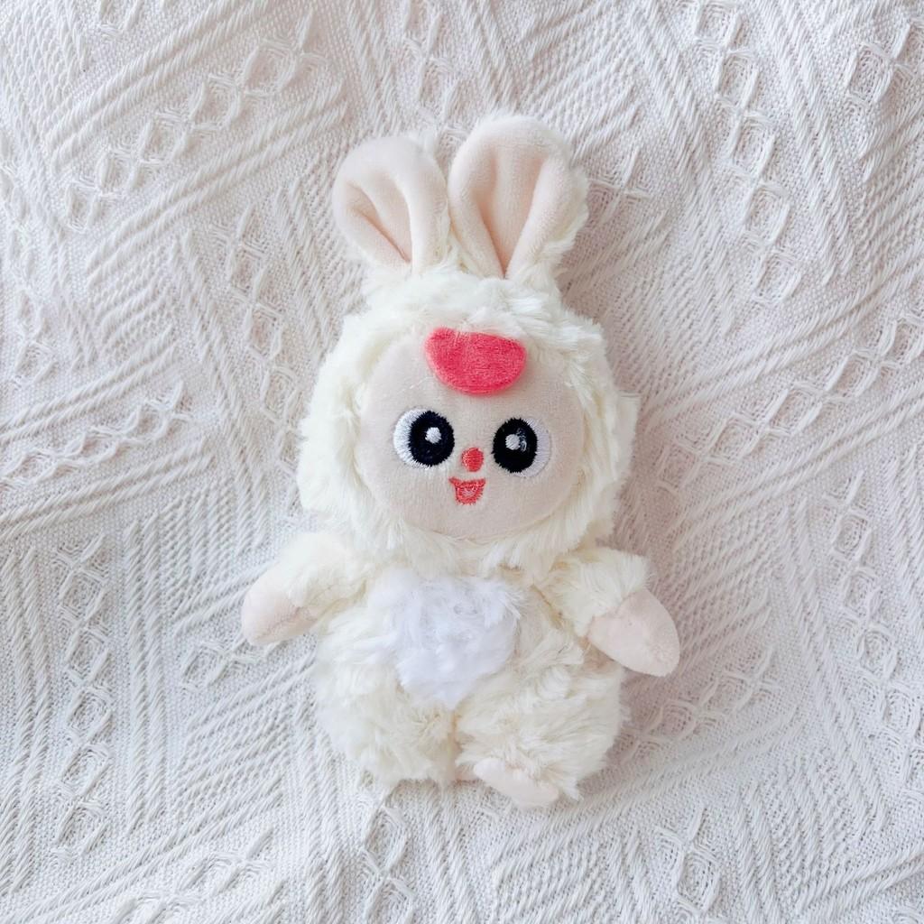 Standing Baby Three Plush Toy Keychain With Pp Cotton Filling For Girls And Teens