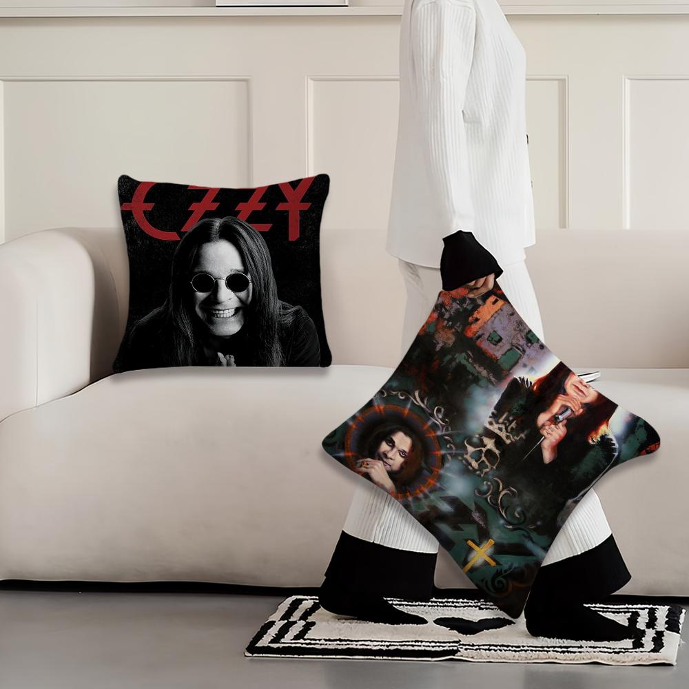 Classic Singer Ozzy O-Osbourne Cool cushion cover Soft Cushion Cases for Farmhouse Sofa Decor Home Decorations and Protector
