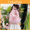 Kt Cat Cartoon Backpack For Girls Kids School Daypack With Breathable Nylon For Daily Use