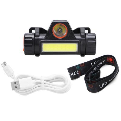 Faro LED Impermeabile Ricaricabile USB Torcia Frontale Luce per Ciclismo Campeggio Outdoor