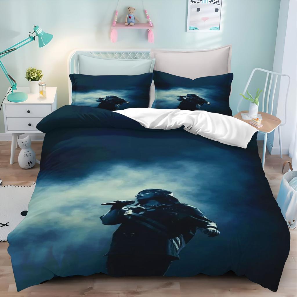 Billie Eilish Bedding Set 3D Print Duvet Cover Pillowcase Home Textile Bedroom Decor Bed Linen Quilt Cover