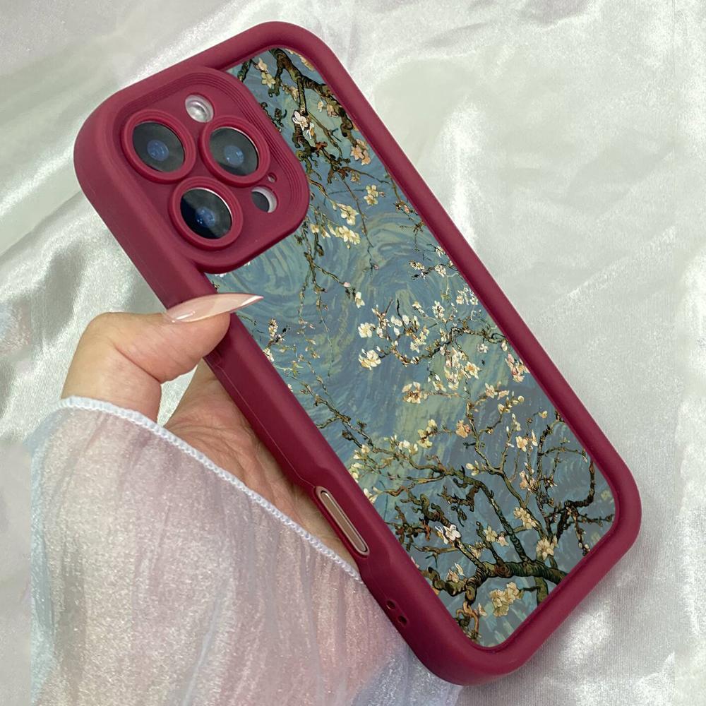 JT9 Aesthetic Vintage Tree Realme 14 15 Huawei P40 Honor 70 90 Infinix Tecno Itel Motorola Google All Model Angel Eyes Soft TPU Phone Case