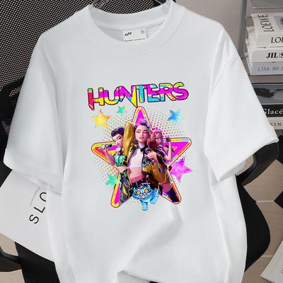Monster Hunt Men's Women's High Quality Short Sleeved Adult Loose Cotton Printed T-shirt