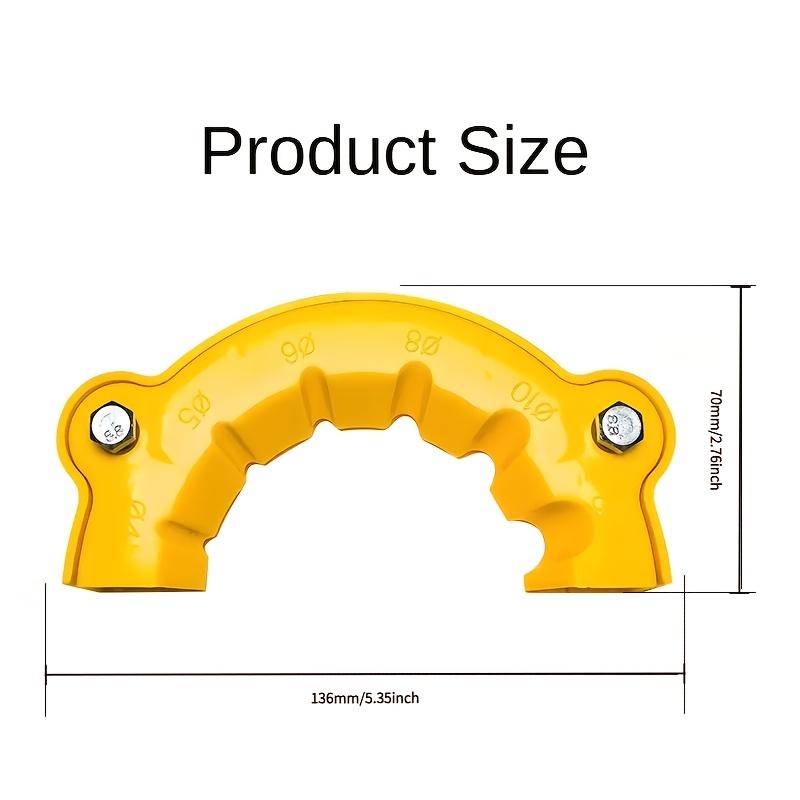 

Портативный пластиковый кронштейн для угловой шлифмашины, сверла, фрезы/спирального ударного сверла, насадка-точилка, бытовой шлифовальный инструмент жёлтый