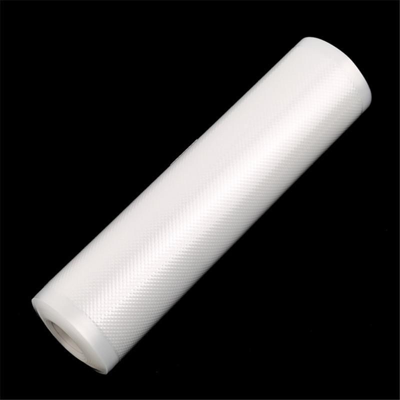 Single Side Texture Vacuum Storage Bags Food Grade BPA Free Reusable Kitchen Sealing Bags for Fresh Meal Preservation