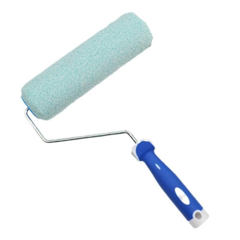 Premium 9inch Paint Roller Set With High Density Fibers Painter's Choice Roller For Unflawed Wall Coating Result