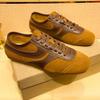 New retro fashion four seasons high quality first layer cowhide flat bottom trend versatile Forrest Gump shoes comfortable men's board shoes
