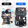 Makeup Case Large Makeup Bag Professional Train Case Travel Cosmetic Organizer Brush Holder Waterproof Makeup Artist Storage Box