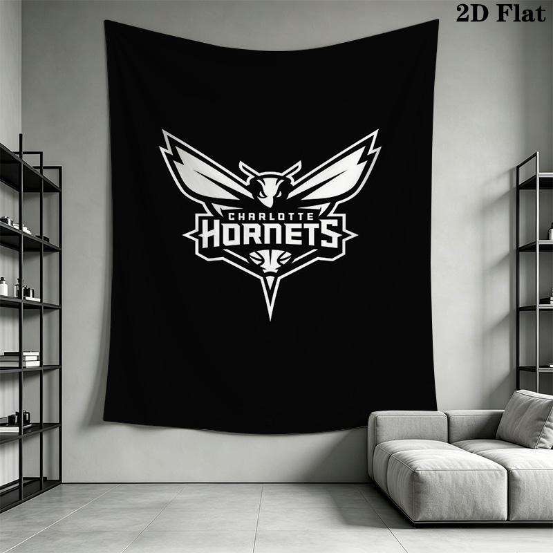 Charlotte Hornets Logo Print Bedding 1 Duvet Cover 2 Pillowcase Without Core Duvet Cover And Pillowcase Christmas Birthday Gift Bedding Set