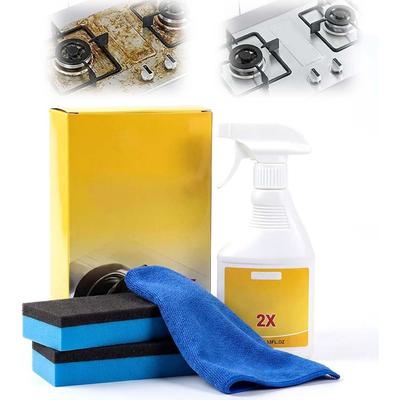 Krachtige keukenontvetter spray, multifunctionele ontvetter, geschikt voor ovens, afzuigkappen en andere apparaten, verwijdert effectief vet.