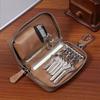 PU Leather Key Organizer Pouch Fashion Key Storage Organizer Car Key Wallet  Commuting Use