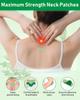 HOOPOES Neck Pain Relief Patches | Fast Acting Herbal Pain Relief Patch for Cervical, Shoulder & Muscle Pain | Hot & Cold Therapy | Long Lasting
