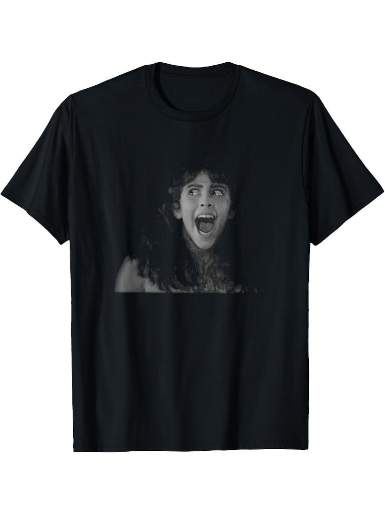 Classic S Retro Horror Movie Tshirt Weight Unisexs Highquality Cotton Tshirt Comfortable Versatile
